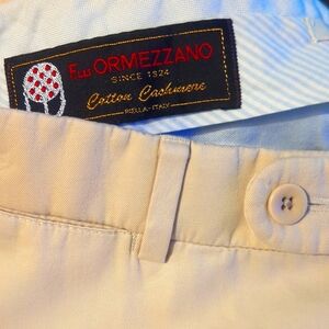 East 6 EUC Cotton Cashmere Italy Ormezzano Adjustable Waist 34x 32